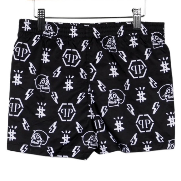 PHILIPP PLEIN JUNIOR Boys' Patterned Swim Shorts Size 14-15 - Picture 4 of 9